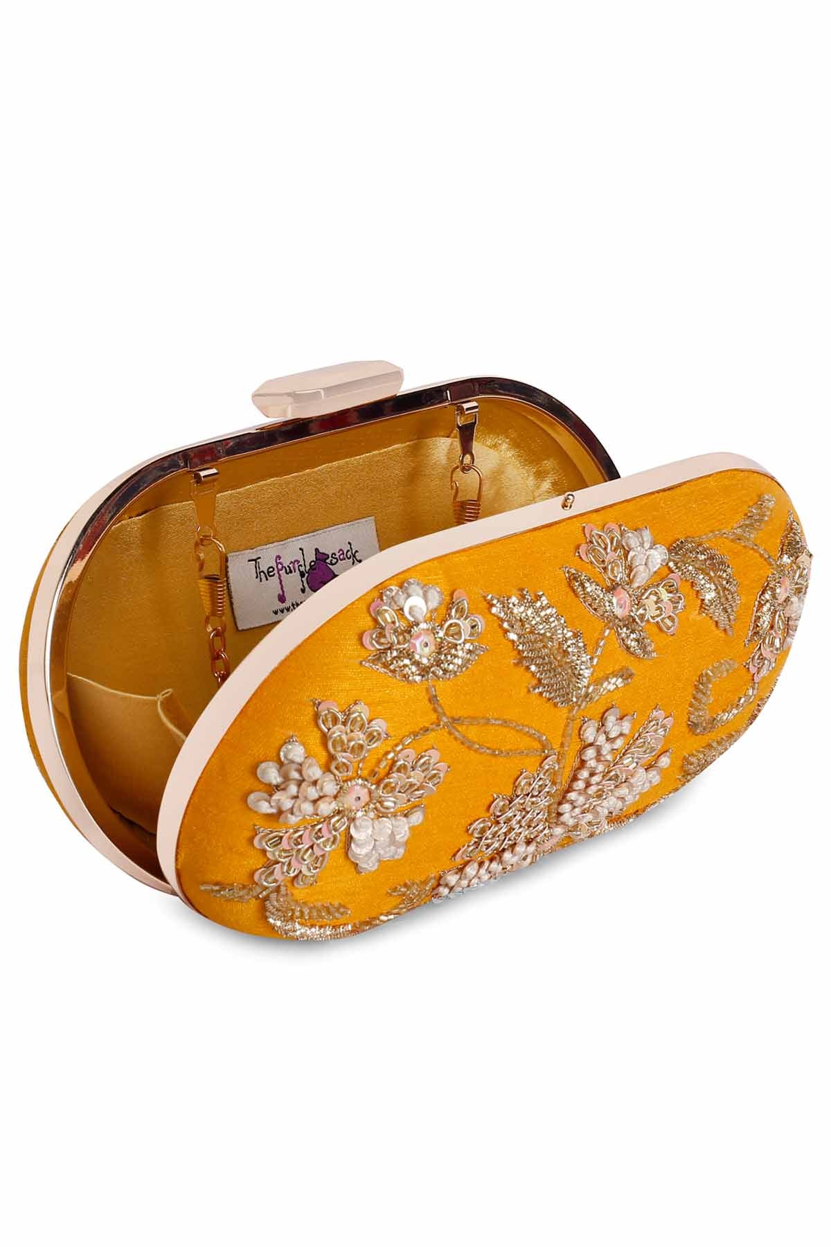 Sunshine Embellished Clutch