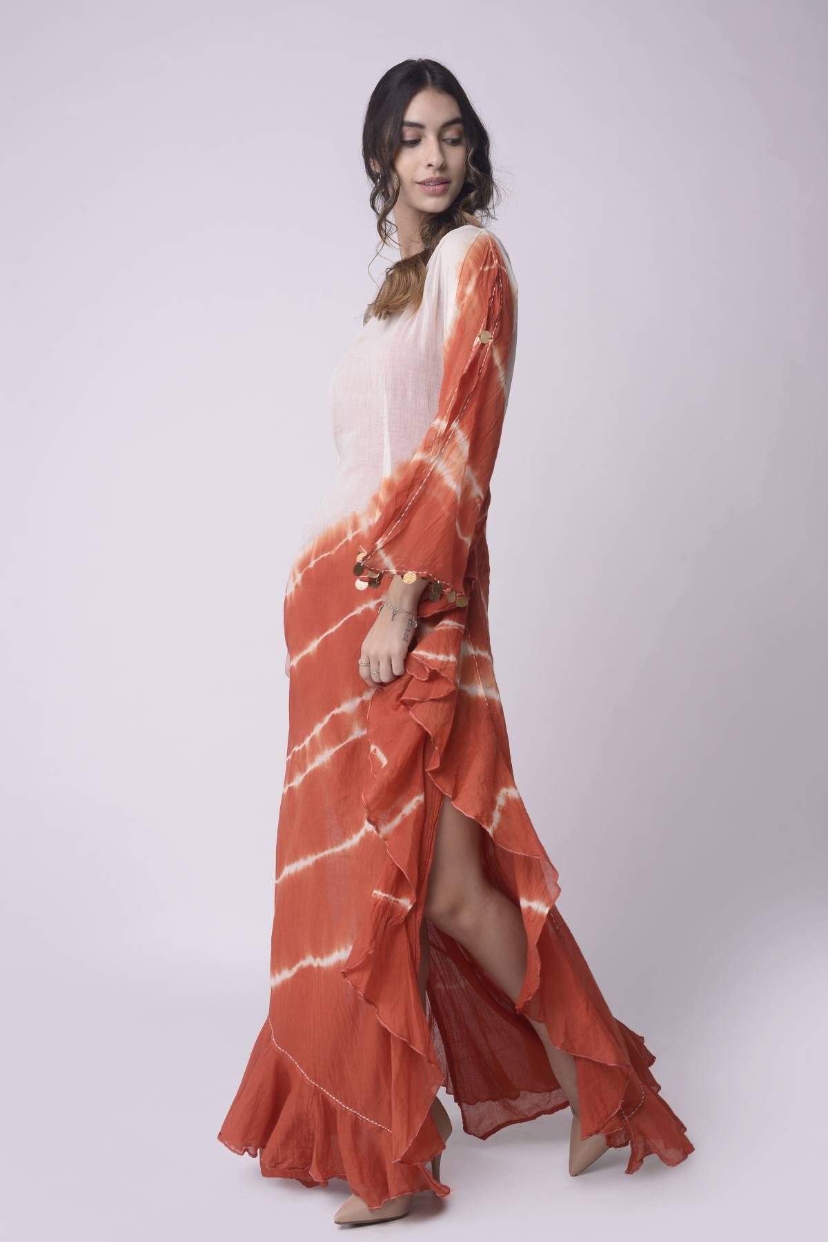 Tie Dye Kaftan Dress
