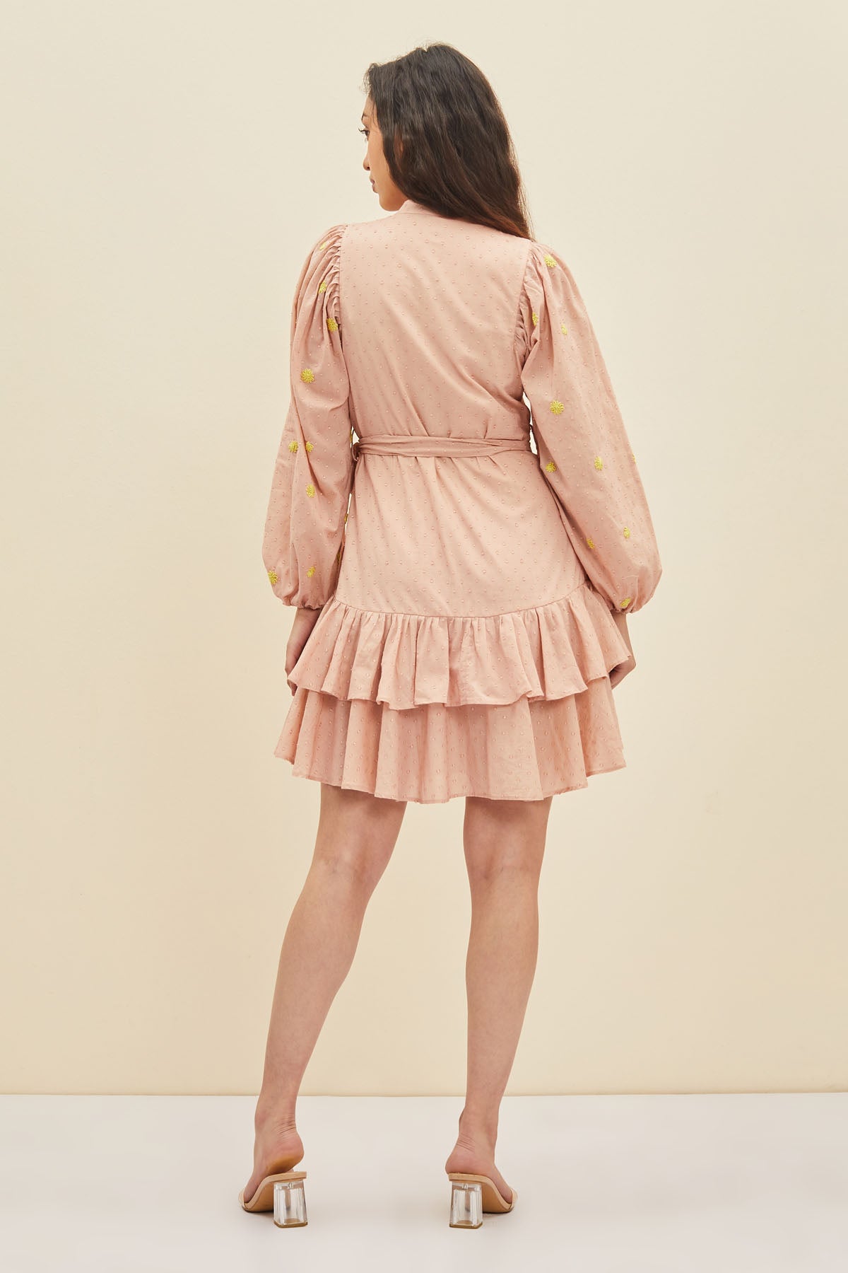 Tiered Frill Floral Dress