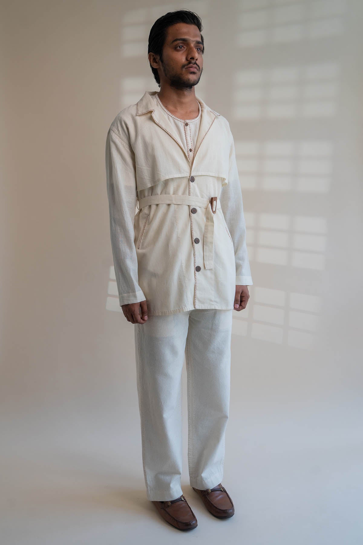 Trench Cotton Overlay Jacket