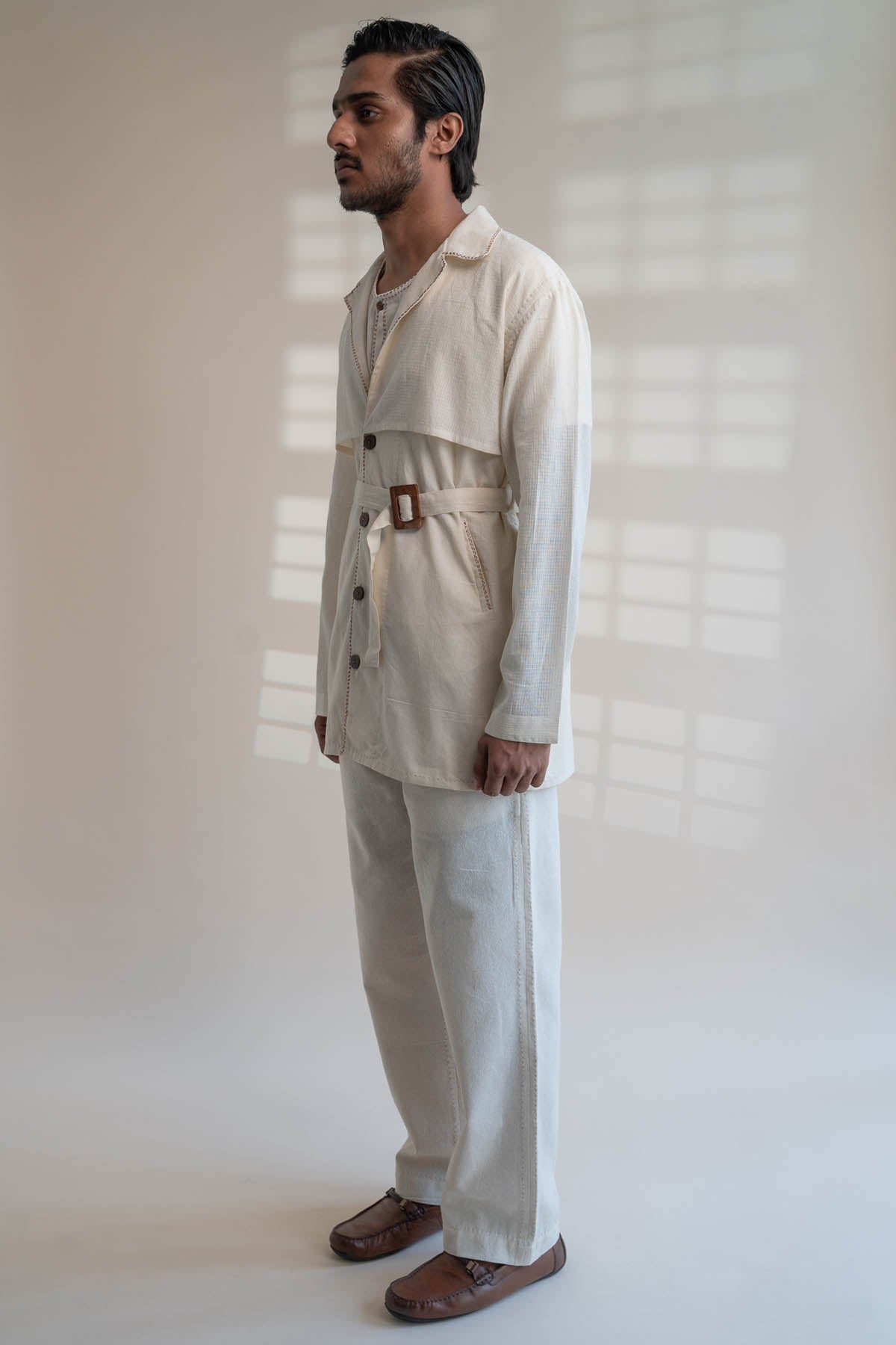 Trench Cotton Overlay Jacket