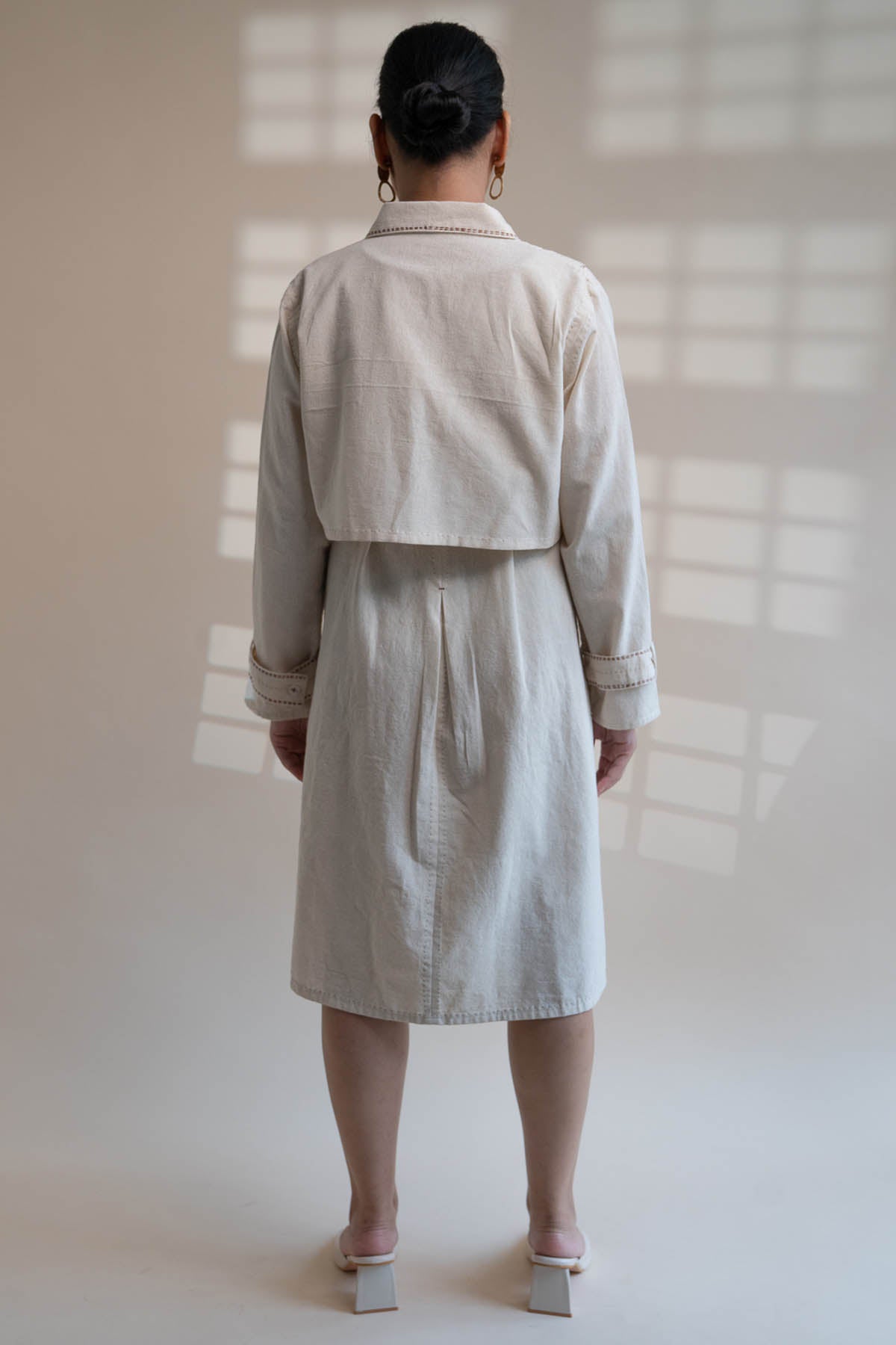 Trench Dress & Cropped Jacket