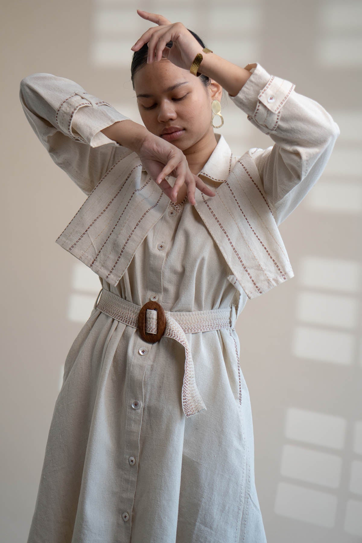 Trench Dress & Cropped Jacket