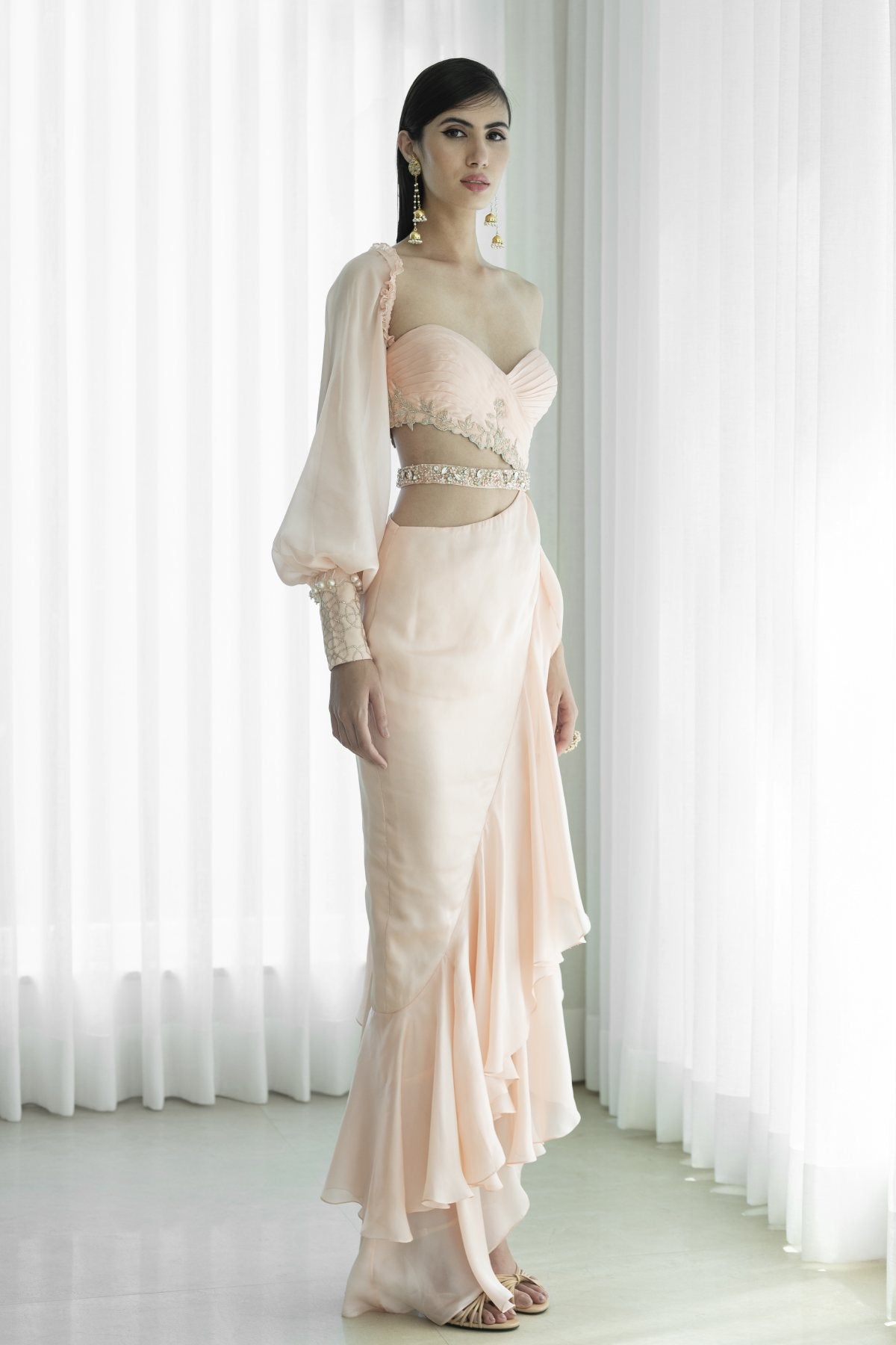 Two Tier Ruffled Gown