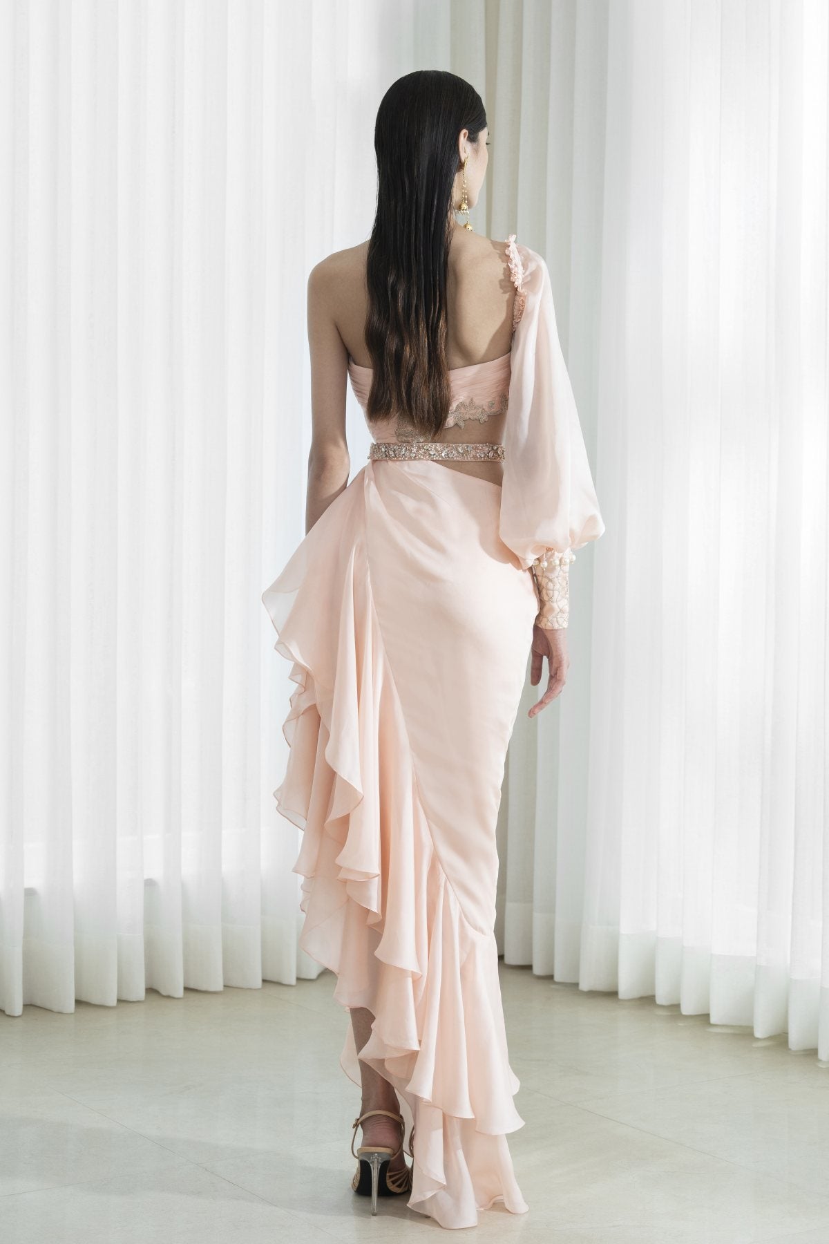 Two Tier Ruffled Gown