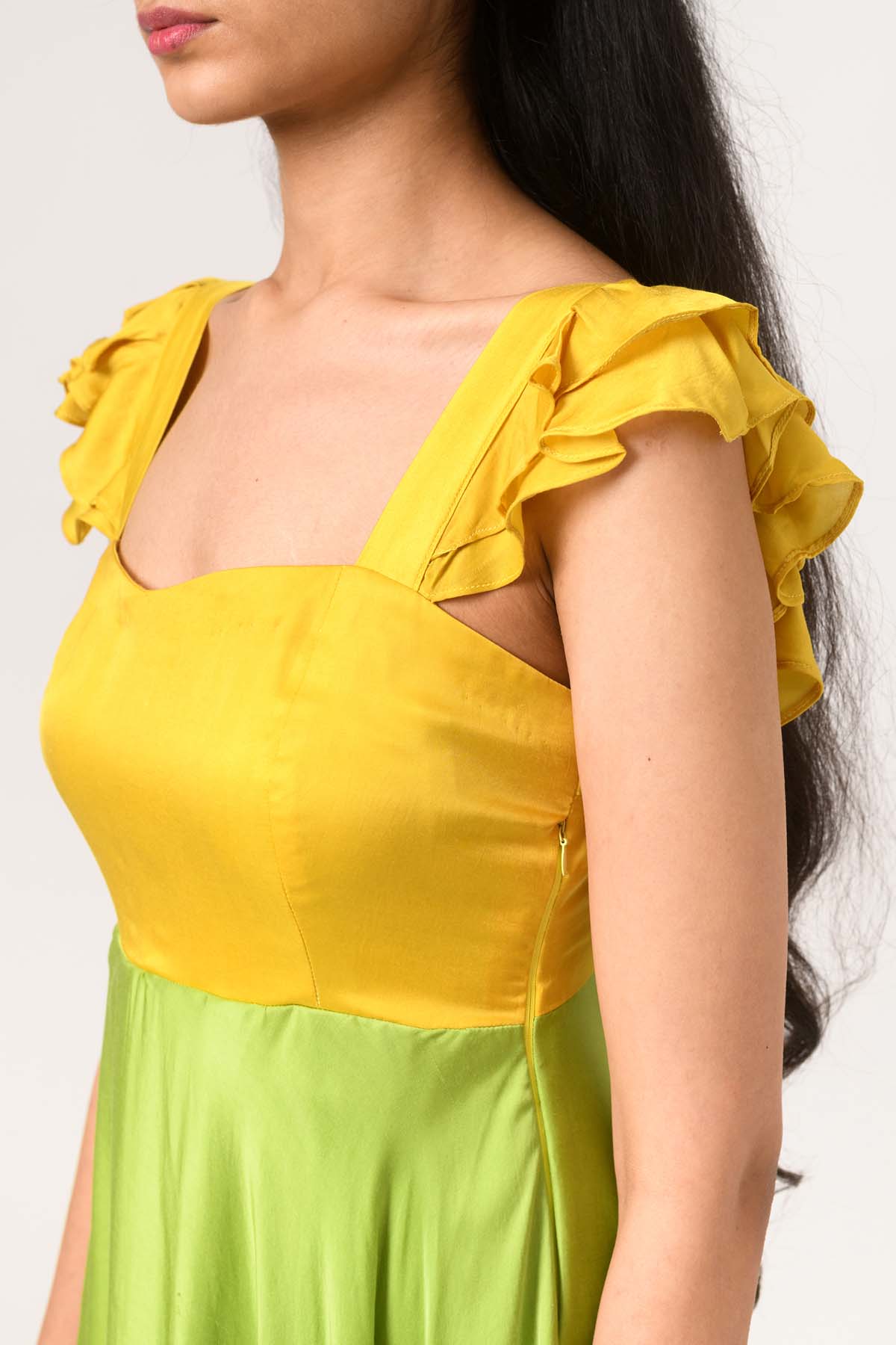 Short Umbrella Cut Umbrella Frock Design For Girl Umbrella Cut Dress