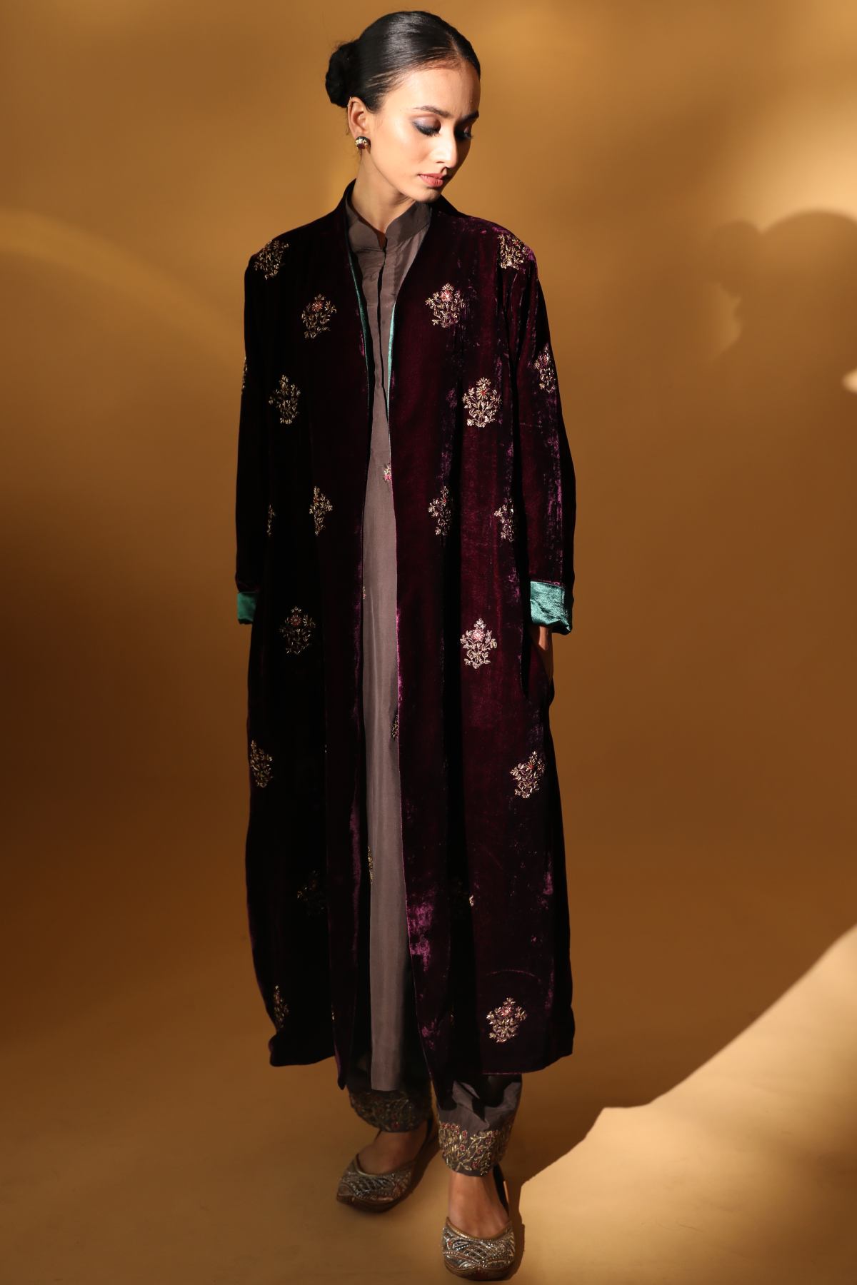 Velvet Ari Zardosi Jacket