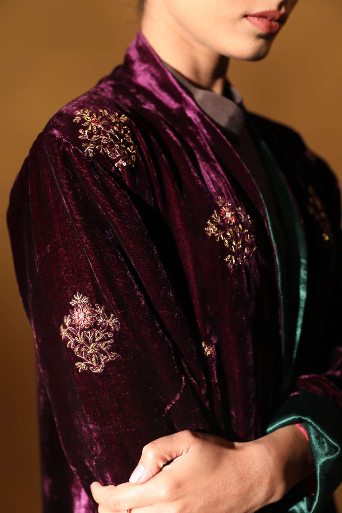 Velvet Ari Zardosi Jacket