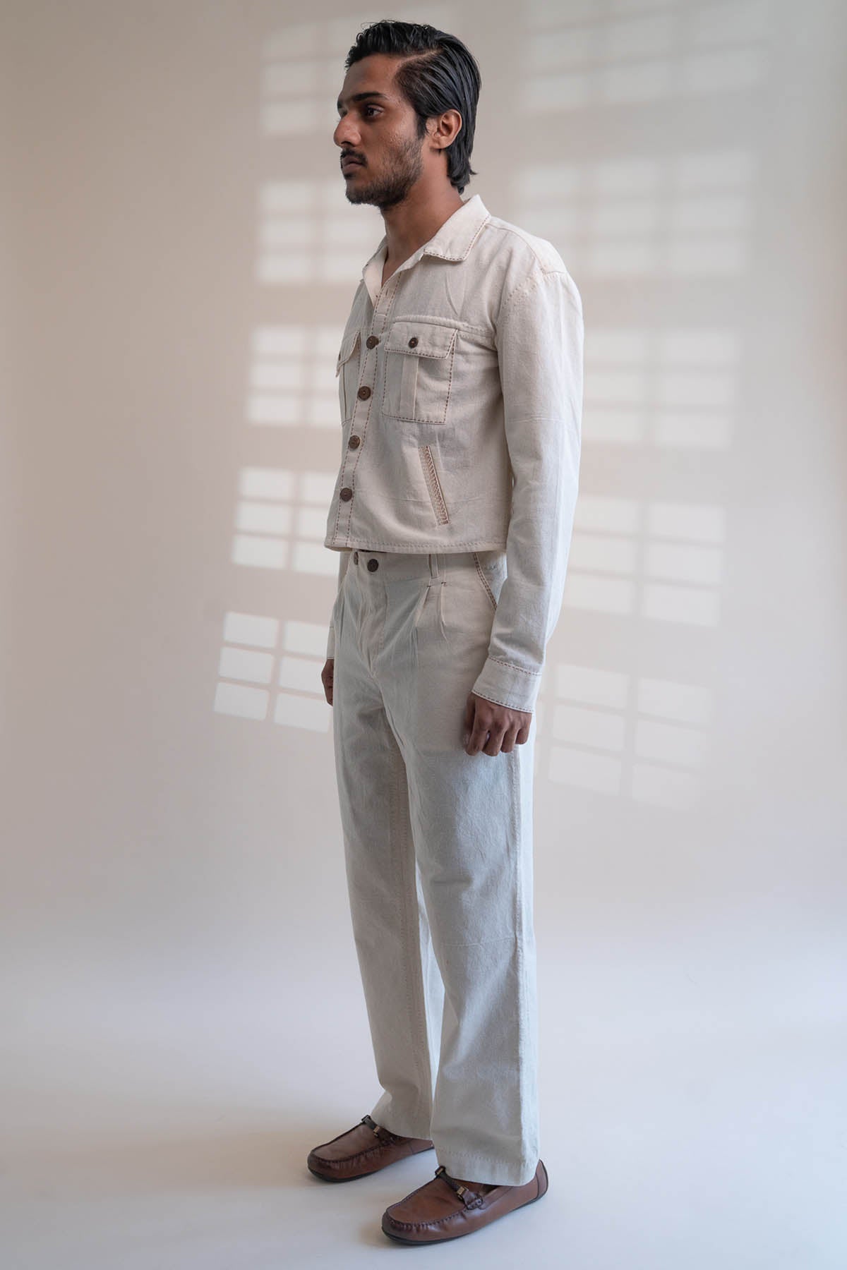 Wide Legged Cotton Pants