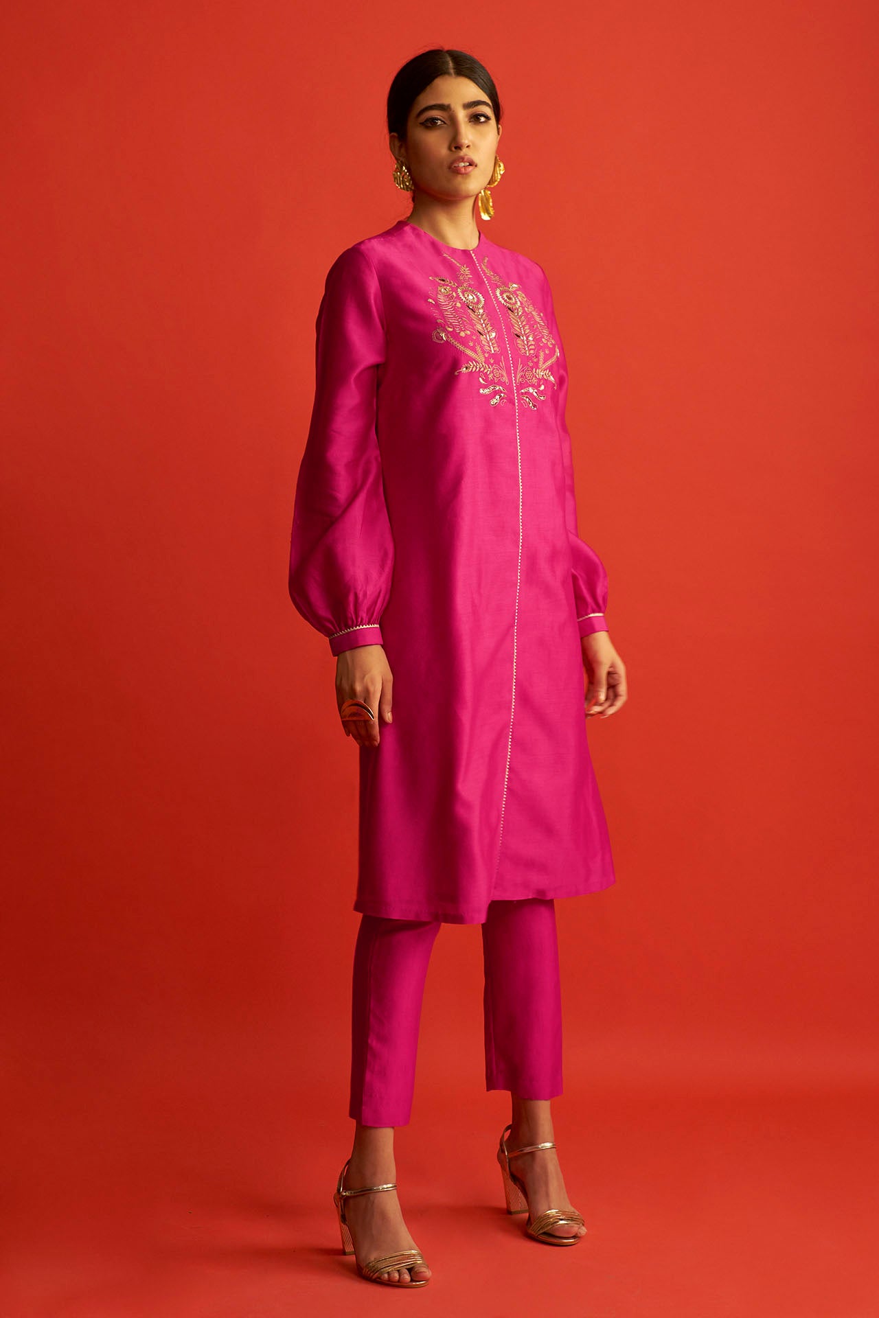 Handwoven Chanderi Kurta