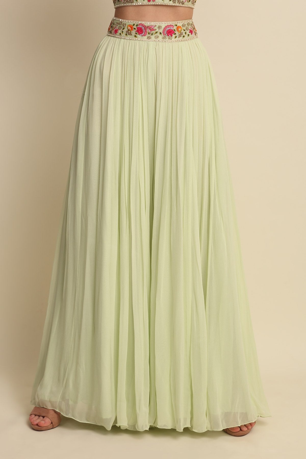 Zardosi Cape & Sharara Set