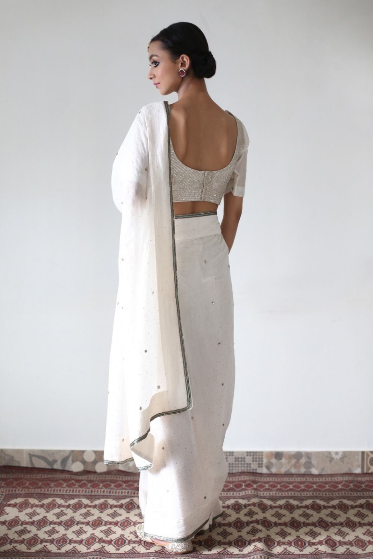 Zardosi Gota Saree Set