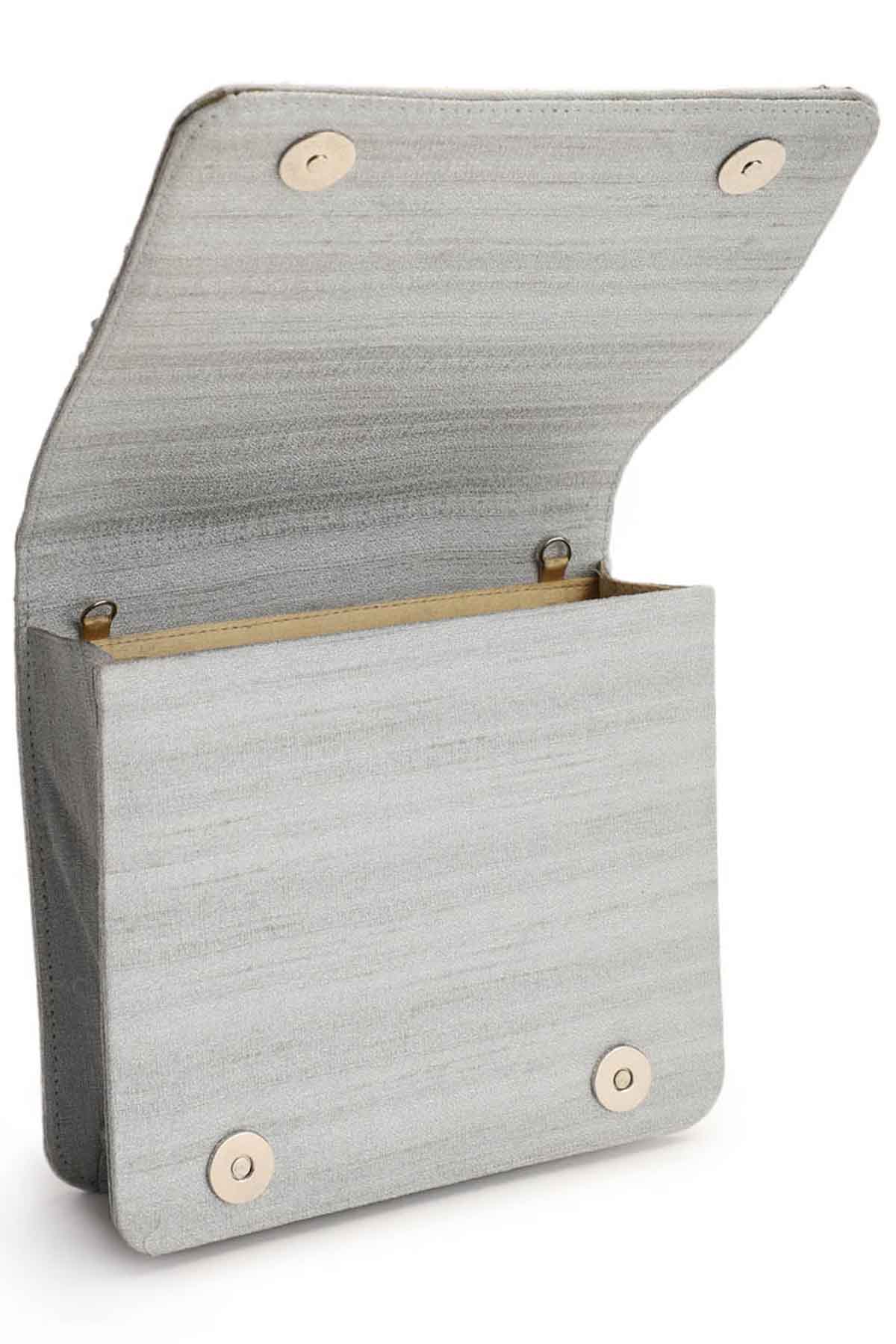 Zari Moti Motif Clutch