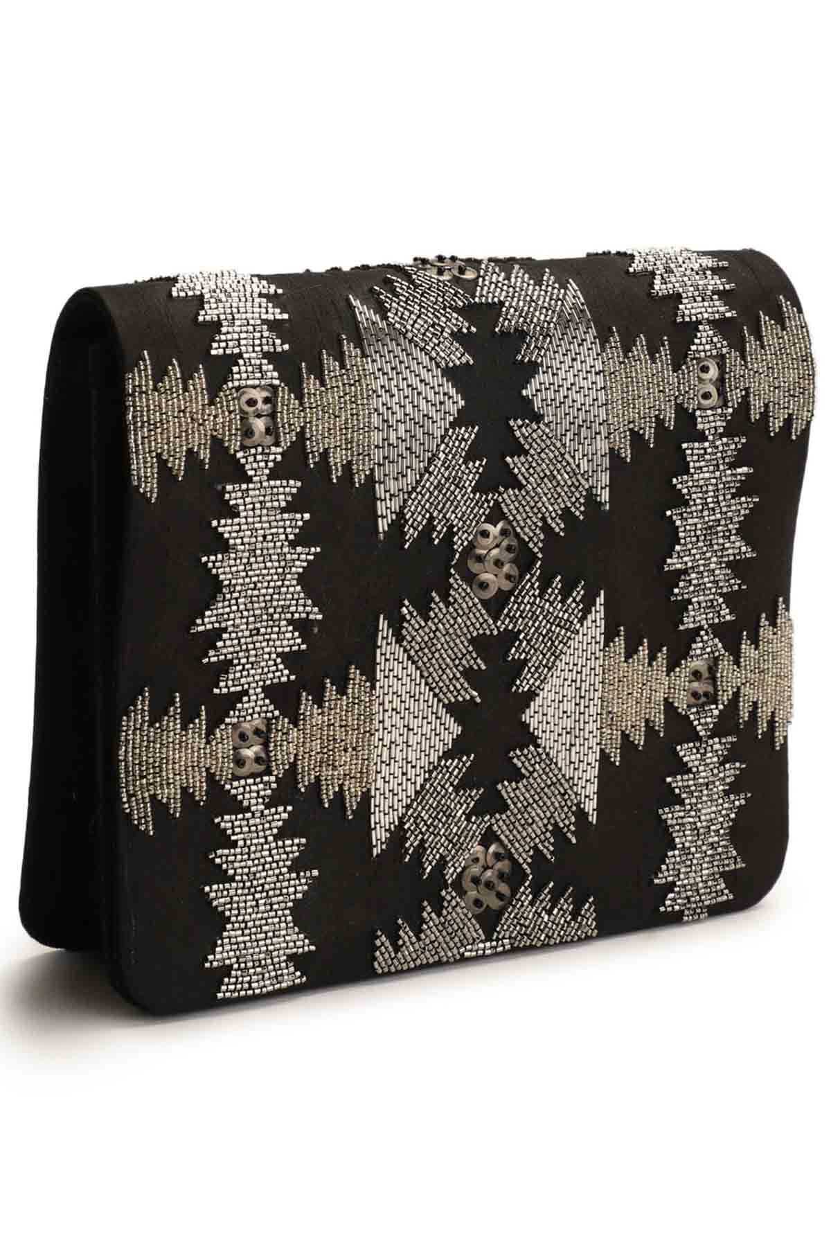 Zig Zag Cutdana Clutch